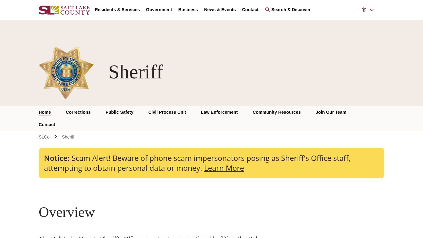 Salt Lake County Jail Inmate Search